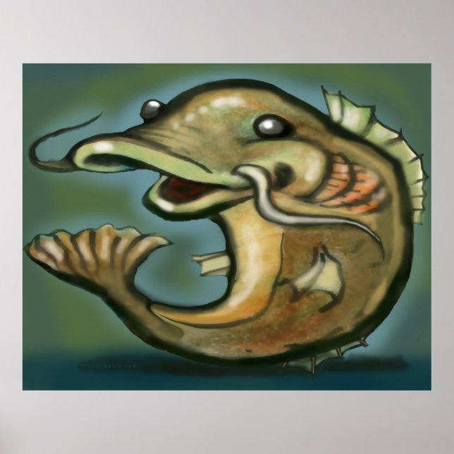 Poster de poisson (Devant)