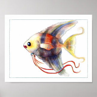 Poster de poisson Imaginaire : Angelica