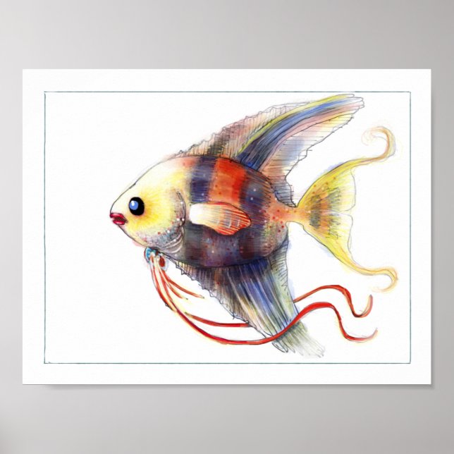 Poster de poisson Imaginaire : Angelica (Devant)