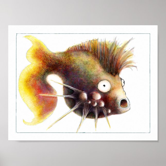 Poster de poisson Imaginaire : Sid Fishious (Devant)