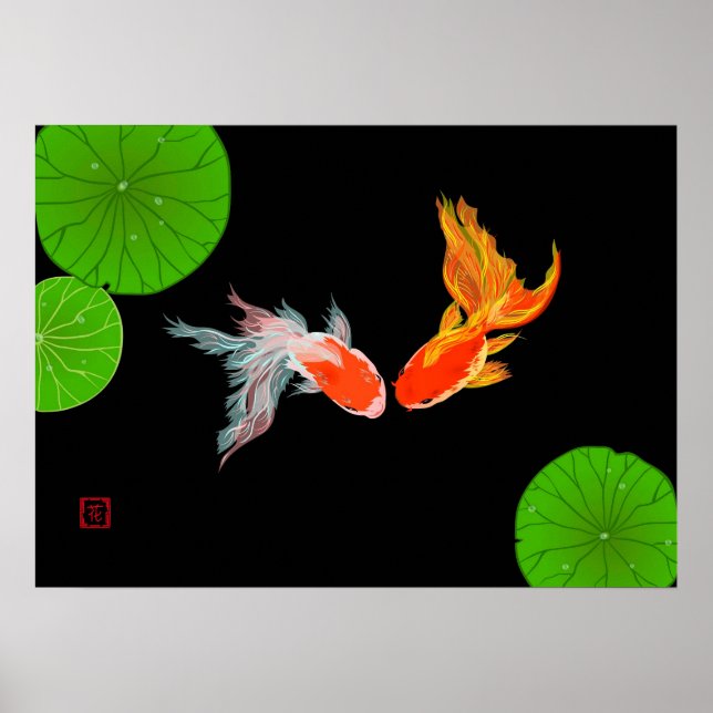Poster de poisson rouge (Devant)