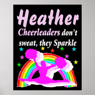 POSTER DE POM-POM GIRL DE SPARKLING PERSONNALISÉ