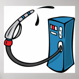 Poster de pompe à gaz