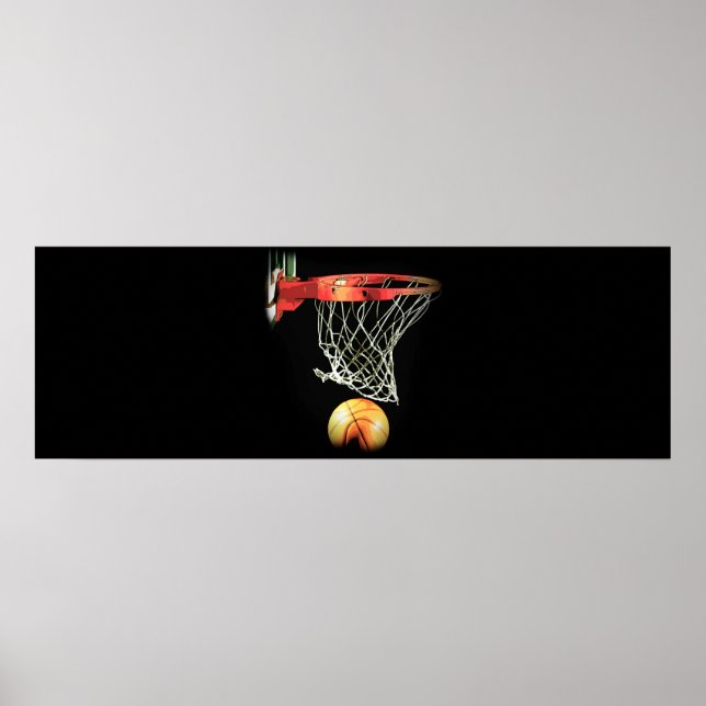 Poster de porte de basket unique Imprimer (Devant)
