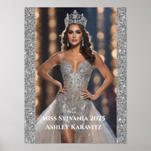 Poster de portrait personnel de Miss Parties scint