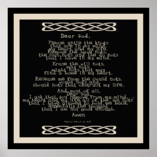 Poster de prière des noeuds