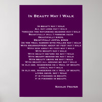 Poster de prière Navajo