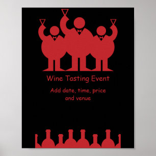 Poster de promotion de l'événement de dégustation 