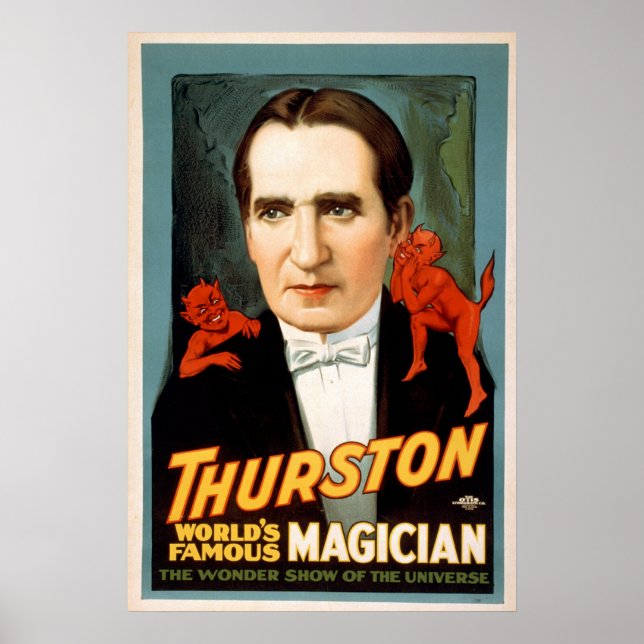 Poster de publicité magique Howard Thurston (Devant)