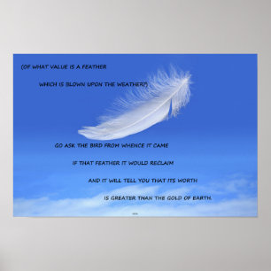 Poster De quelle valeur