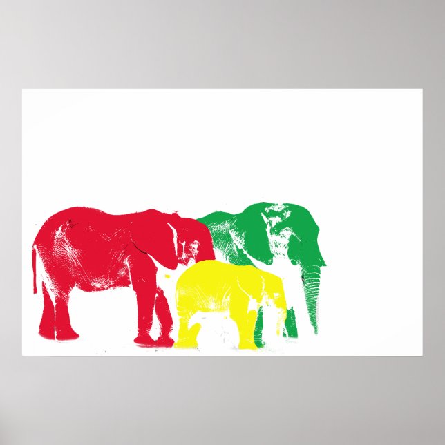 Poster de Rasta Elephant (Devant)