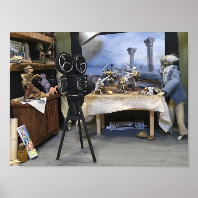 Poster de Ray Harryhausen dans Studio (Devant)