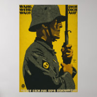 Poster de recrutement Reichswehr WW1
