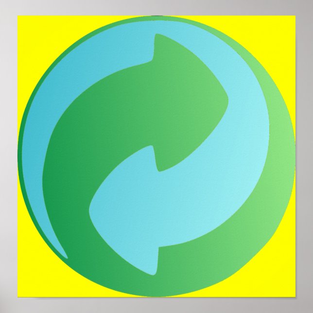 Poster de recyclage de l'eau (Devant)