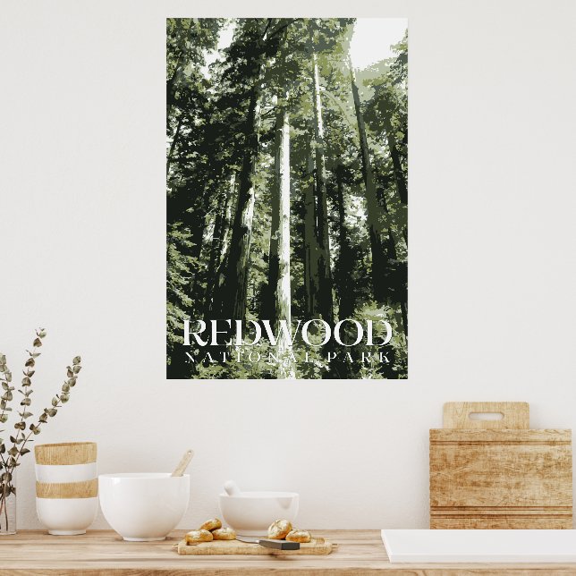 Poster de Redwood, Parc national Imprimer (Cuisine)