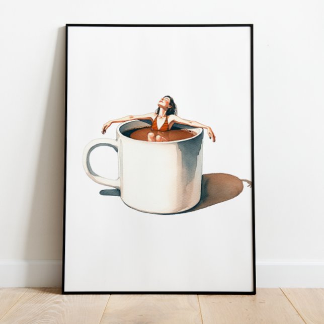 Poster de retraite de la Mug Café (Créateur téléchargé)