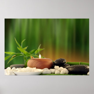 Poster de rôle avec des objets de spa