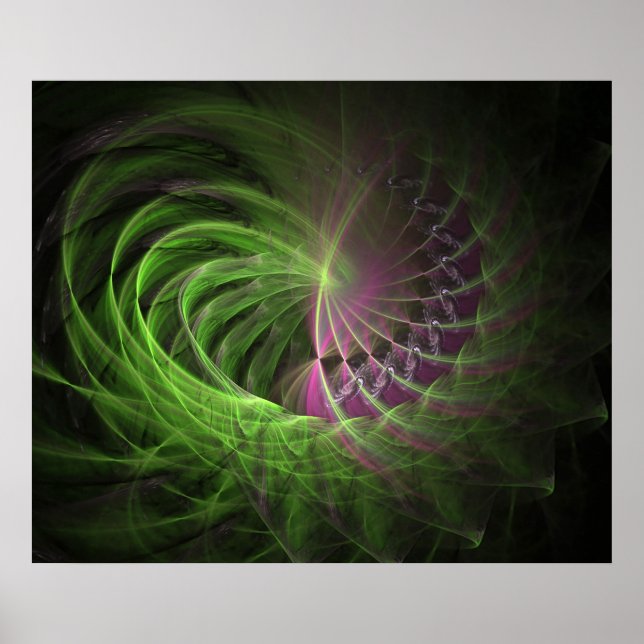 Poster de roulette fractale (Devant)