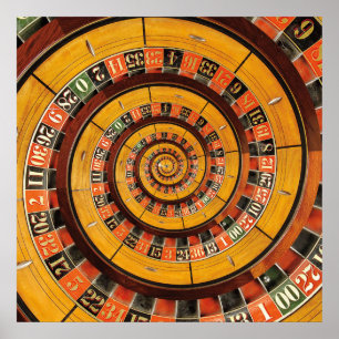 Poster de Roulette Spirale Roulette Droste