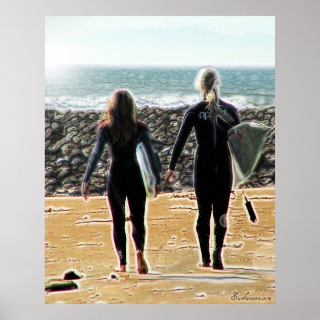 Poster de Safari Surreal Surfing 1 (Devant)