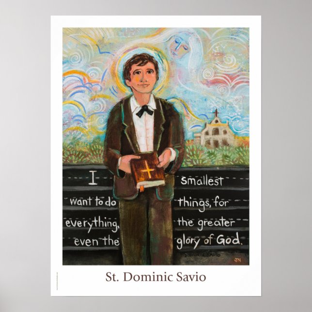 Poster de Saint Dominic Savio (Devant)