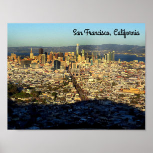Poster de San Francisco Twin Peaks #1