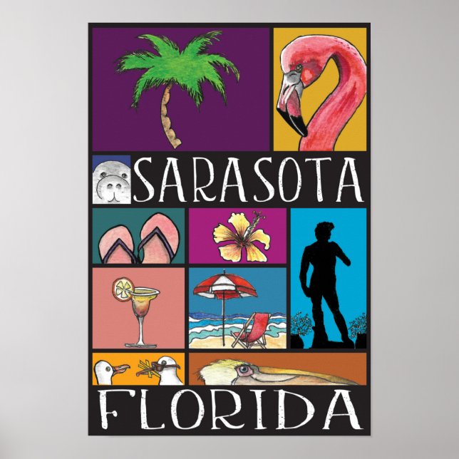 Poster de Sarasota Florida (Devant)