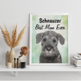 Poster de Schnauzer Best Mom
