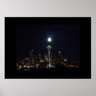 Poster de Seattle Skyline