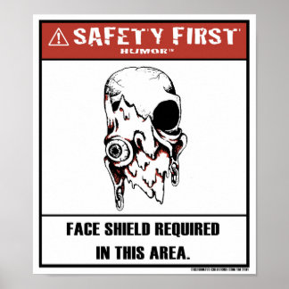Poster de sécurité du premier bouclier face à l'Hu