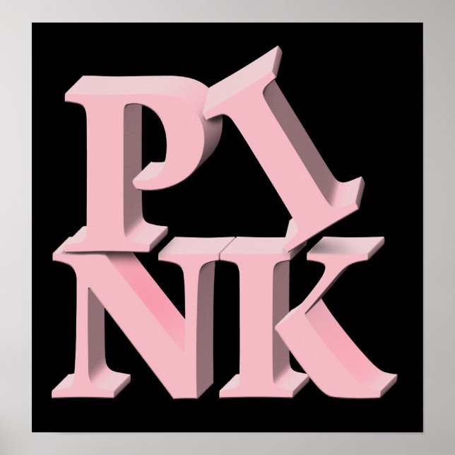 Poster de sensibilisation au cancer du sein Pinkon (Devant)