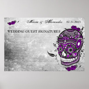 Poster de signature du Mariage du crâne de sucre
