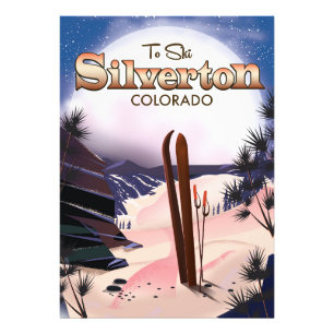 poster de ski Silverton Colorado