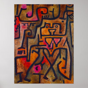 Poster de sorcière Paul Klee Forest