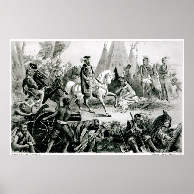 Poster De Soto Découvrir le Mississippi (Devant)