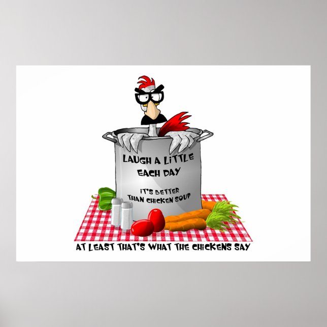 Poster de soupe de poulet (Devant)