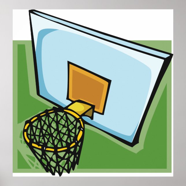 Poster de sport de basket-ball (Devant)