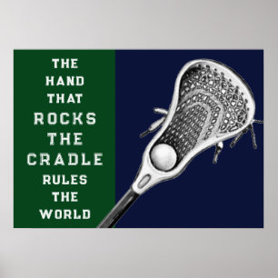 Poster de sport motivationnel Lacrosse