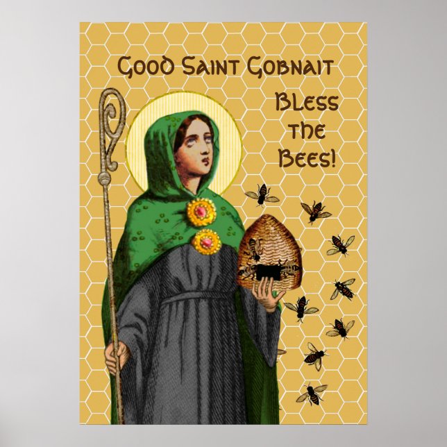 Poster de St. Gobnait de Ballyvourney (SAE 003) (Devant)