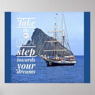 Poster de succès motivationnel - Dream Building