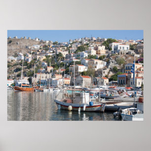 Poster de Symi en Grèce