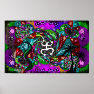 Poster de taïno caribéen