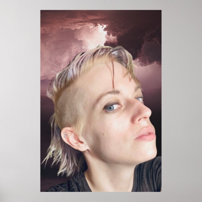 Poster de Tara Shannon nuages roses (Devant)