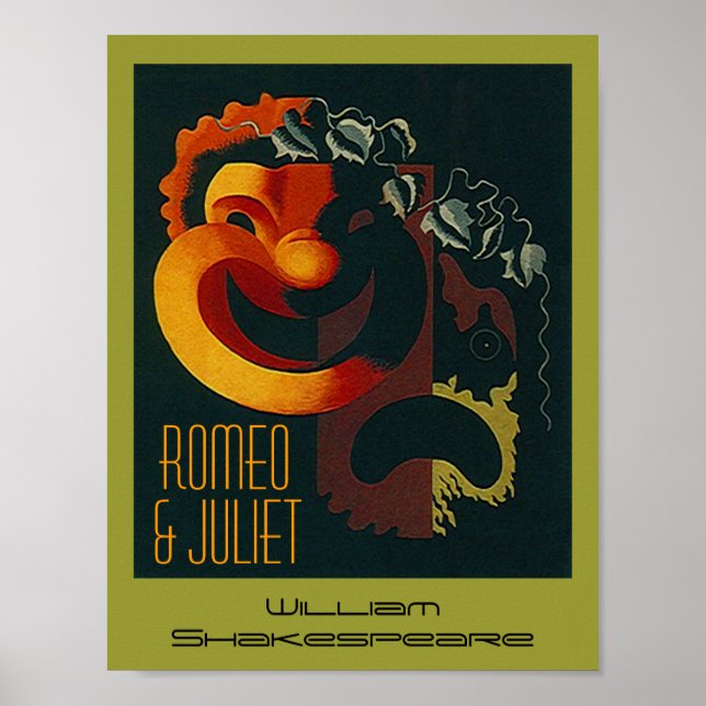 Poster de théâtre Romeo & Juliet William Shakespea (Devant)