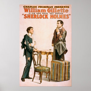 Poster de théâtre Sherlock Holmes #3