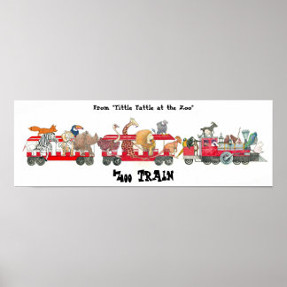 Poster De "Tittle Tattle at the Zoo", Zoo Train