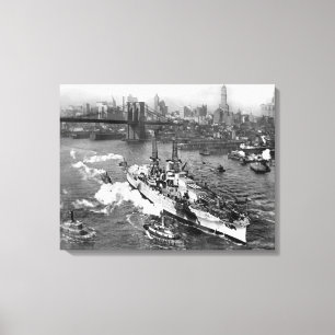 poster de toile enveloppé USS Arizona 19"x25"