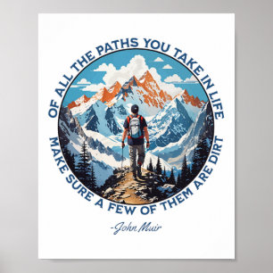 Poster De tous les chemins que vous prenez dans la vie Ra