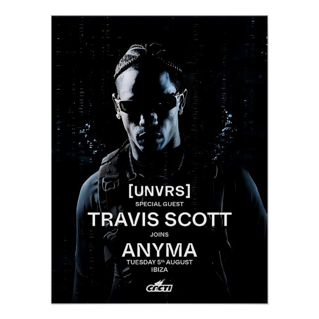 Poster de Travis Scott - Anyma (Devant)