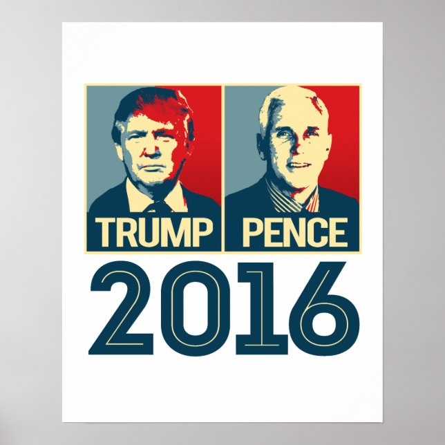 Poster de Trump Pence 2016 - - (Devant)
